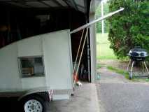 cycle trailer w/o gas struts