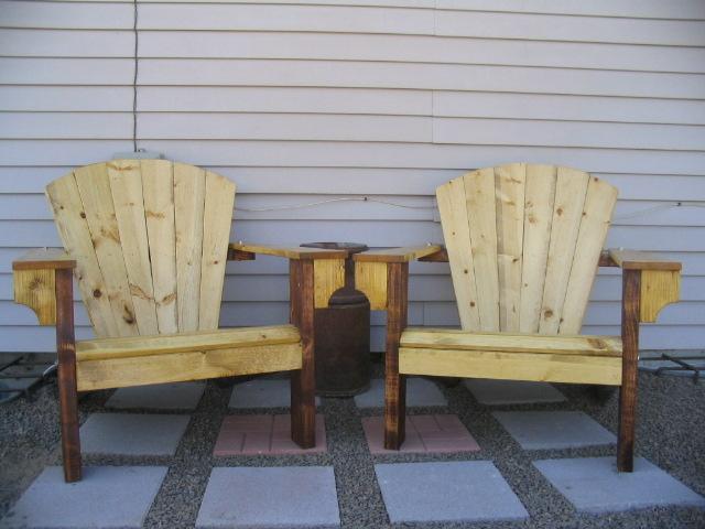 Adirondack Chairs of my own design>