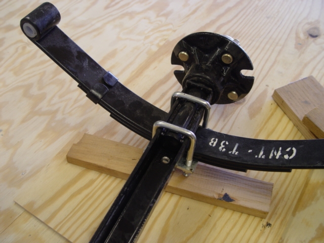 Dropped axle.