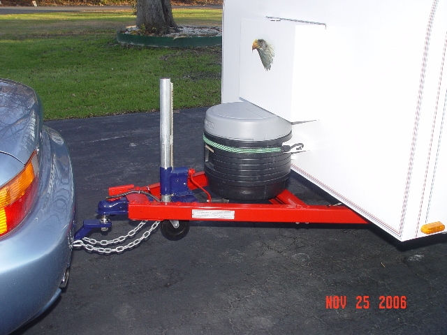 That is a potty on the hitch.