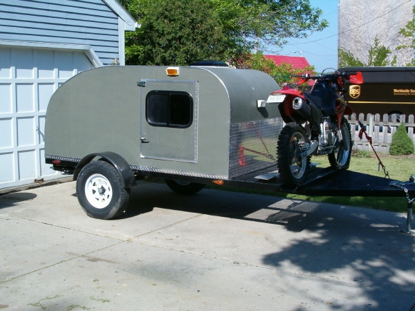 motorcycle loaded