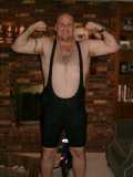 Fat guy in spandex