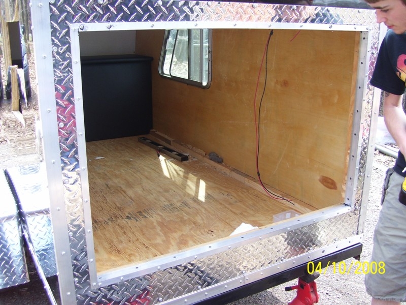 Rear door (only door) jam trim started