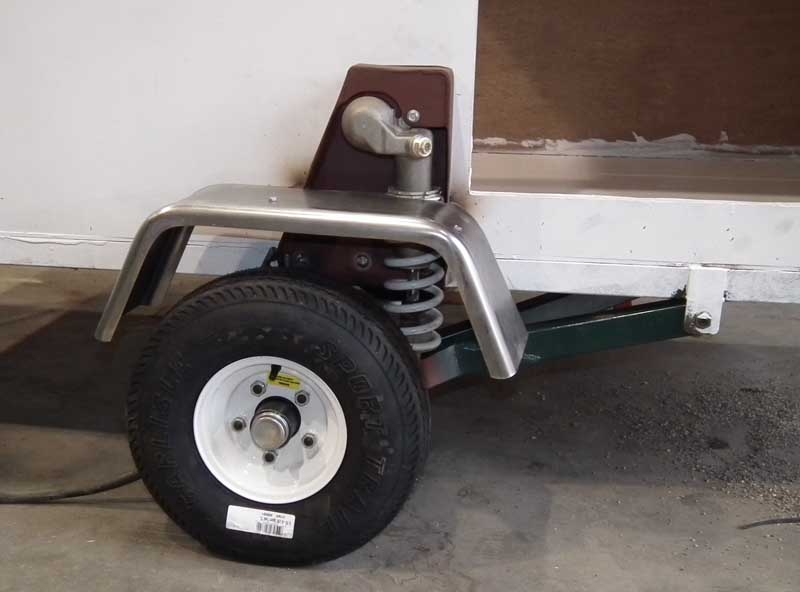 Passenger side fender installation