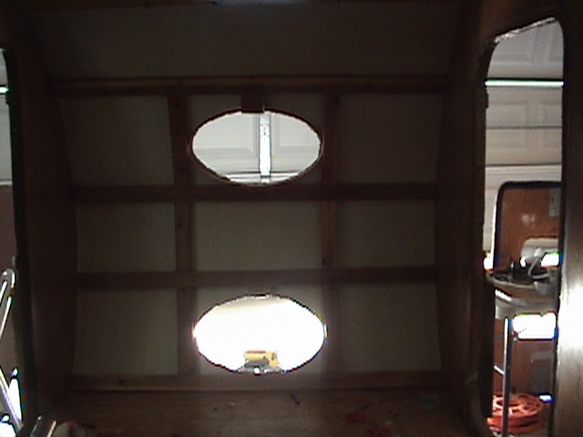 View of Windows from Interior of Tear