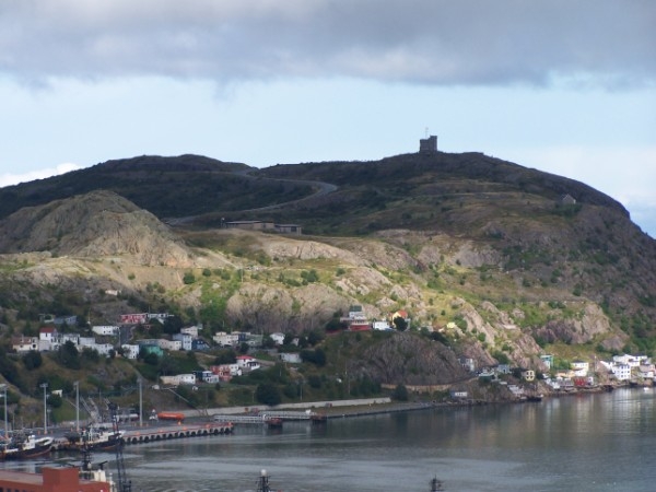 Cabot Tower, harbor entrance, ST. John NL, from The Rooms