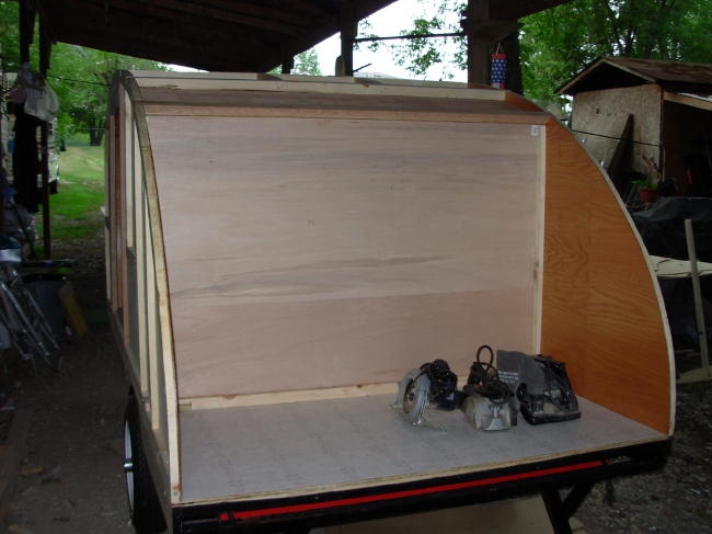 Rear side of Bulkhead panel & galley to be