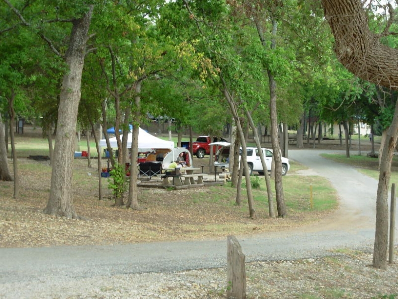 Karol's Camp In w/ Earl's new truck in background
