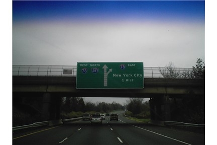 11/06 - Close to the big apple, no time visit, taking a rain check