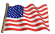 Fluttering US Flag