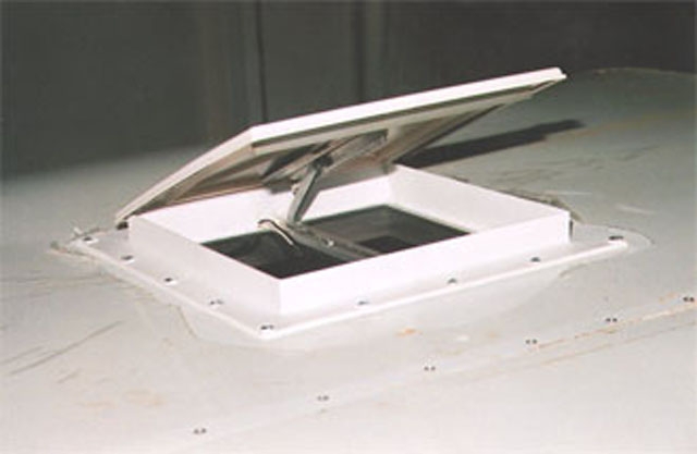 9" roof vent from top