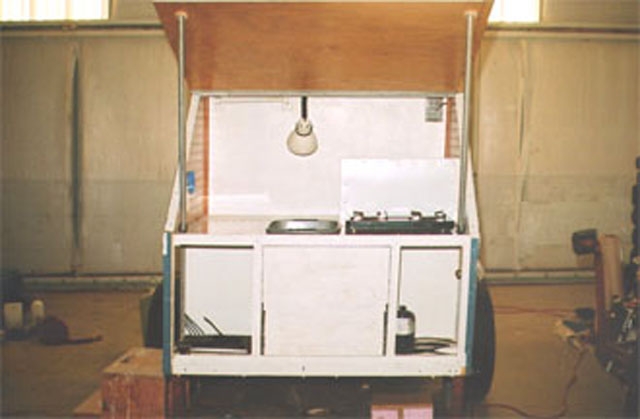 3' x 4' flat 3/4" plywood hatch UP