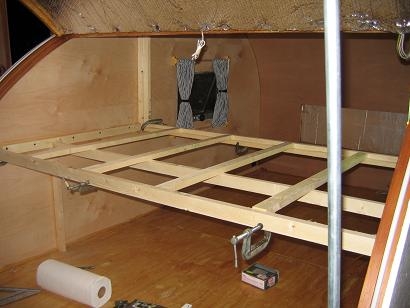 Another shot of the begun galley.