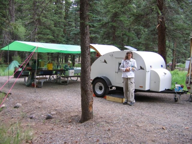 In Camp at Elk Creek Campground in Southern Colorado.
