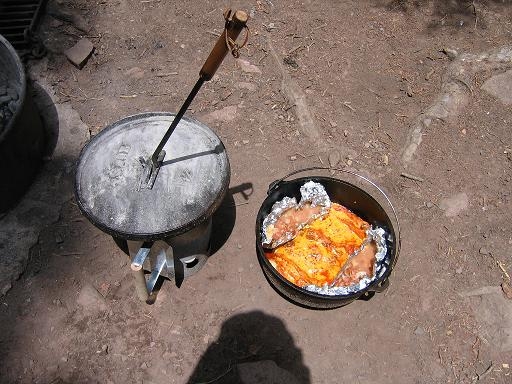 Dutch Oven Enchiladas