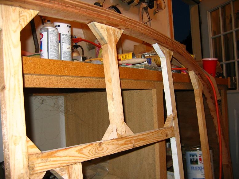 Shoulder on Spar for ceiling paneling mount.