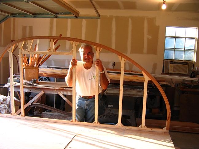 Behind Bars. Passenger side framing done now.