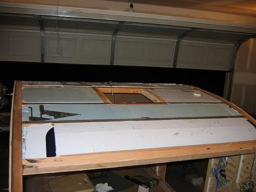 Roof Insulation Installed.