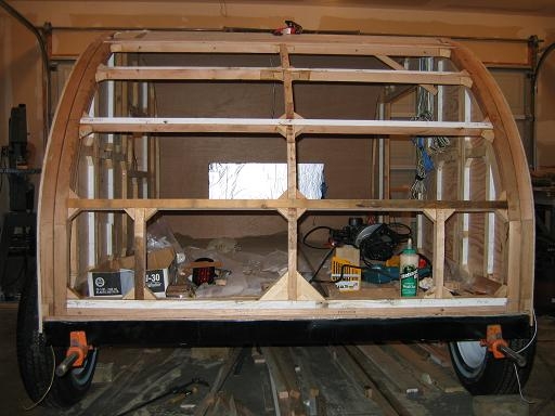 Hatch framing glued and ready to skin.