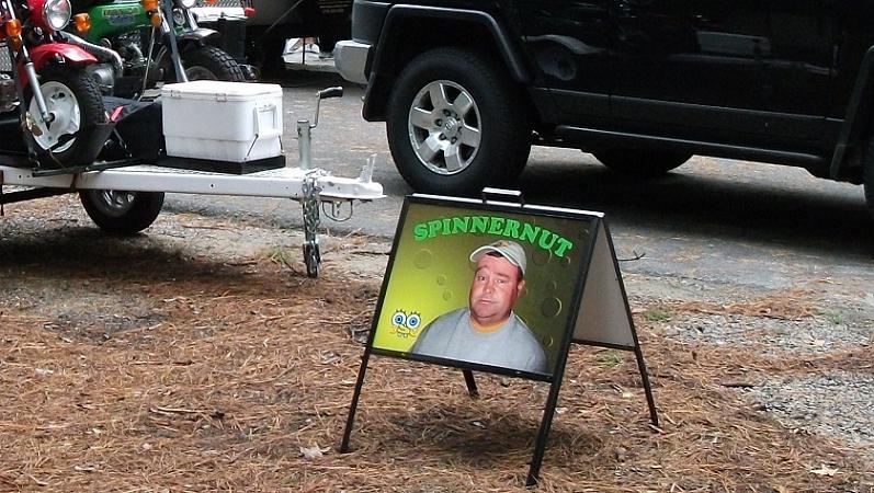 Spinnernut camp sign