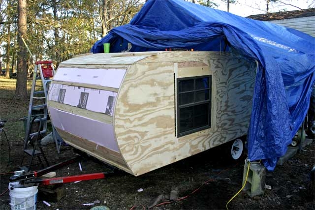 tear from side roof mostly done