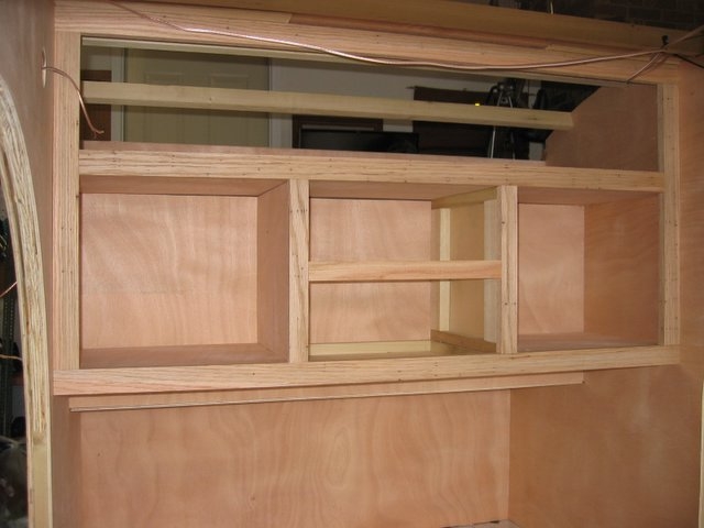 Inside Cabinets Framed