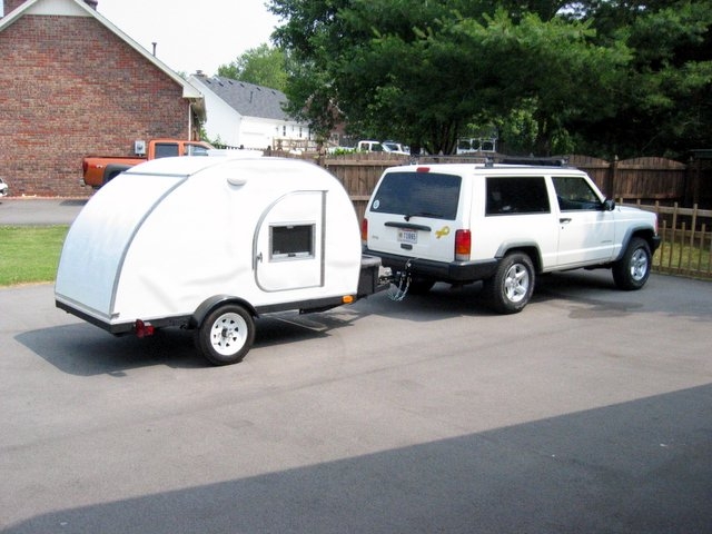 Teardrop and Jeep