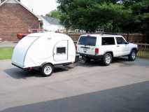 Teardrop and Jeep