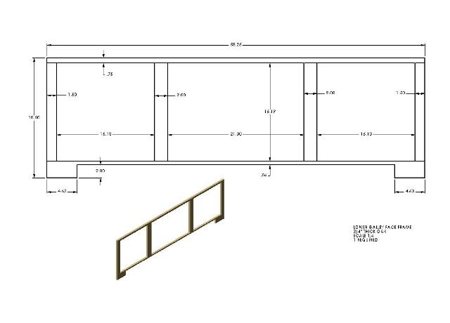 Galley Face Frame