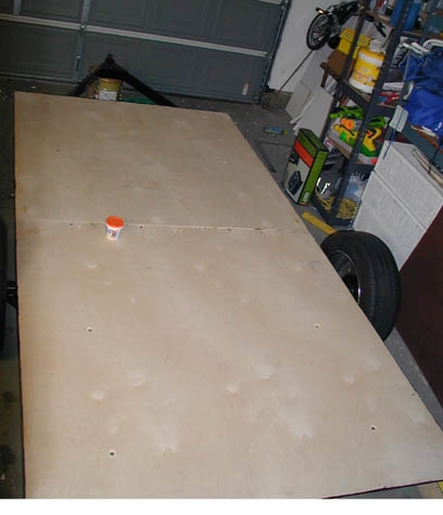 birch plyfloor laid