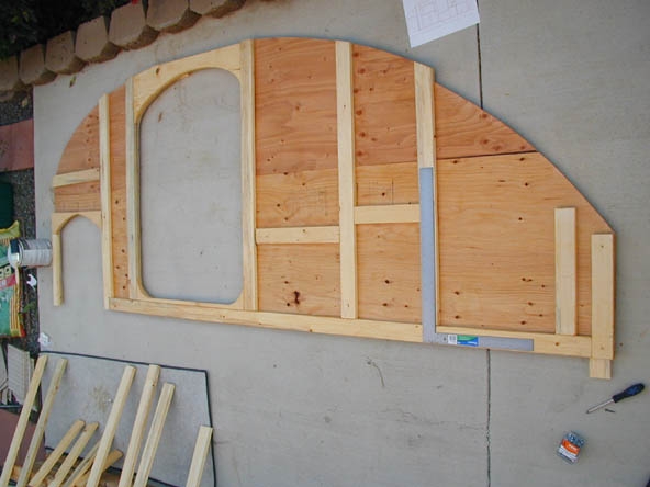 frame laid out and sealed