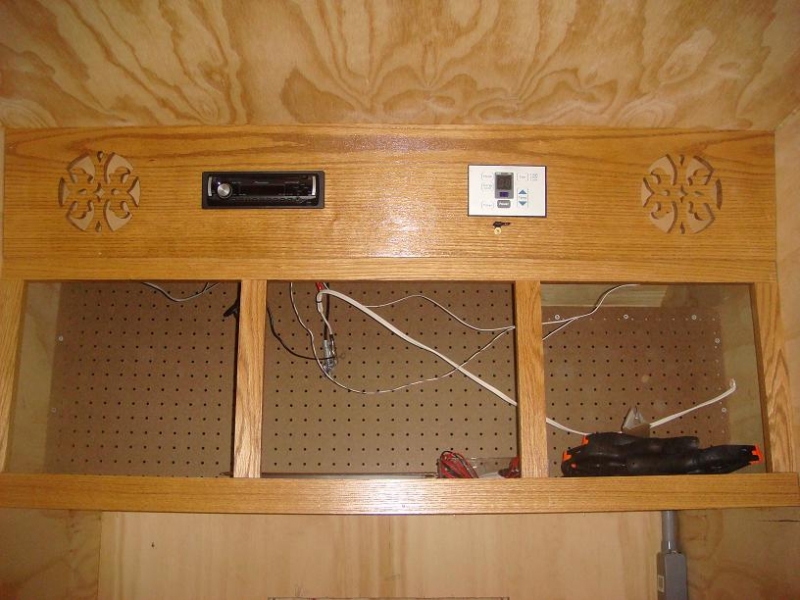 Start of interior cabinet