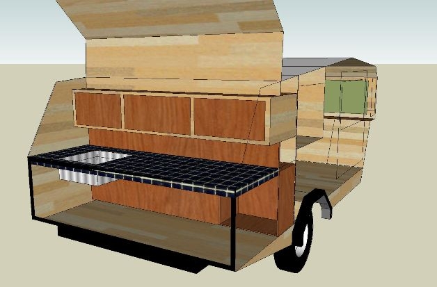 Cutaway galley