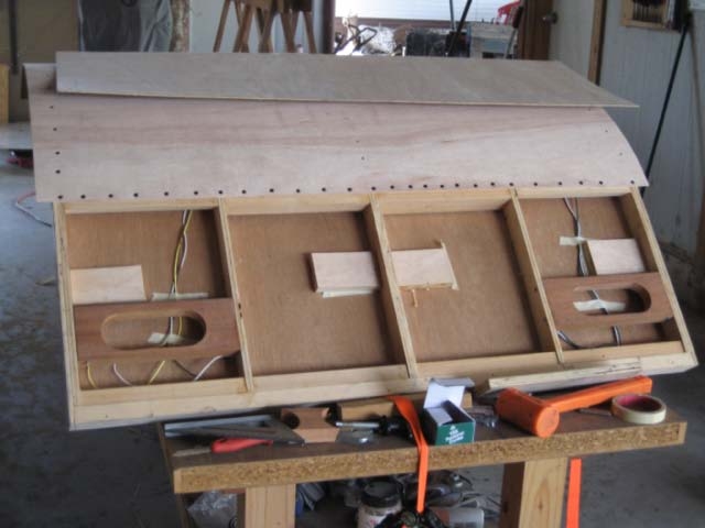 skinning hatch and light mounts