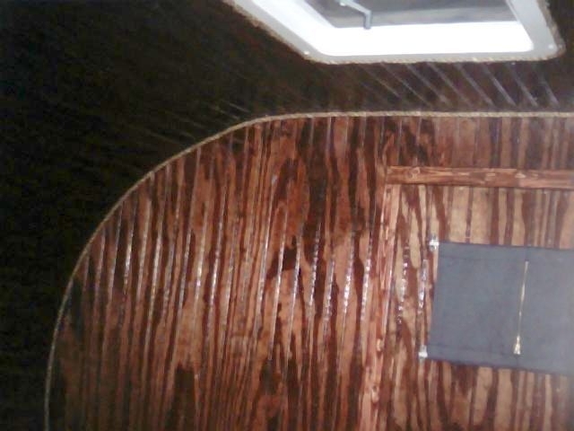 veiw of rope for trim front of tear