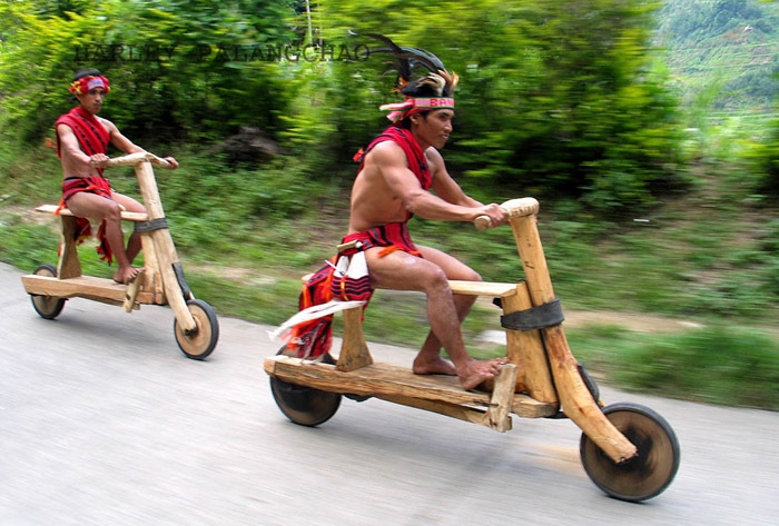 Wooden bike