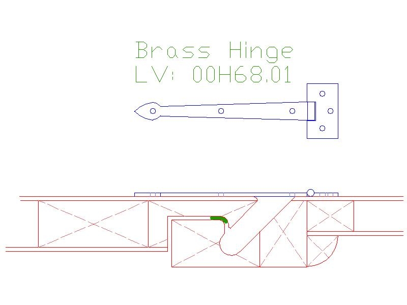 Galley hinge concept