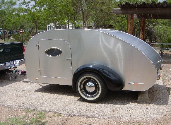 My trailer without the AC door