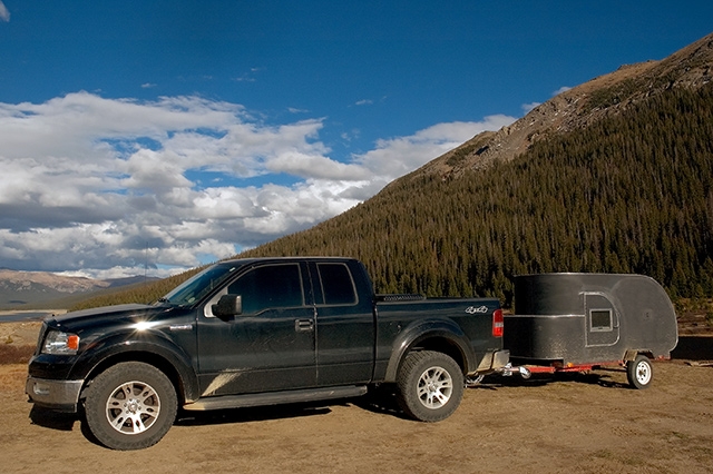 Truck and GT/HOT BullNose at Long Draw Reservoir