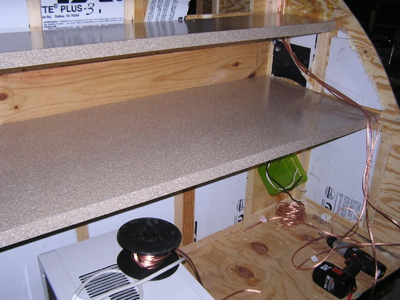 Formica!!! Phil put it on for me
