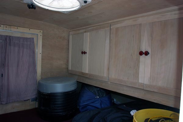 inside cabinets