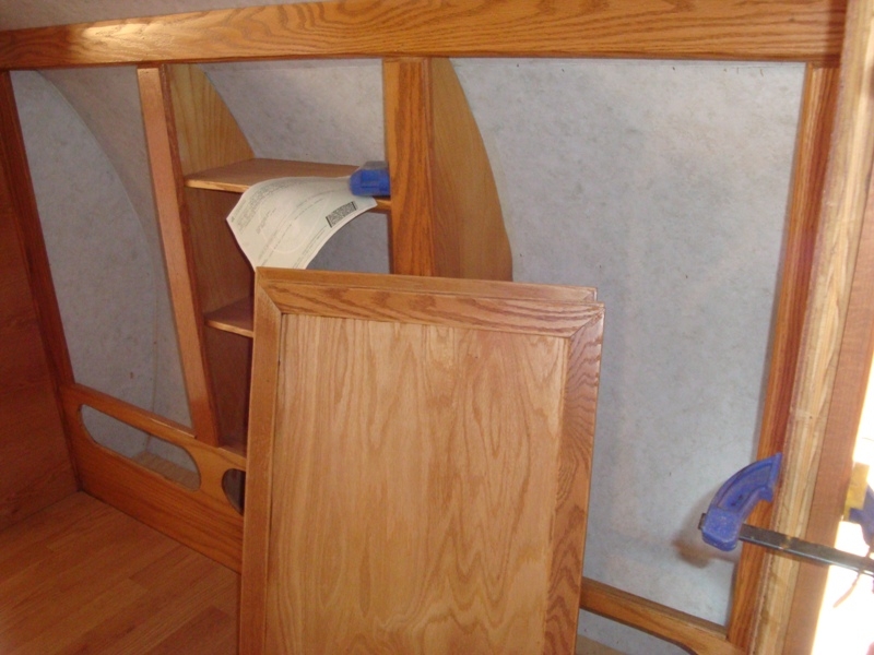 Doors ready for cabinets