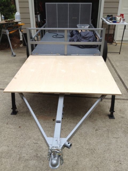 Test fit of front floor