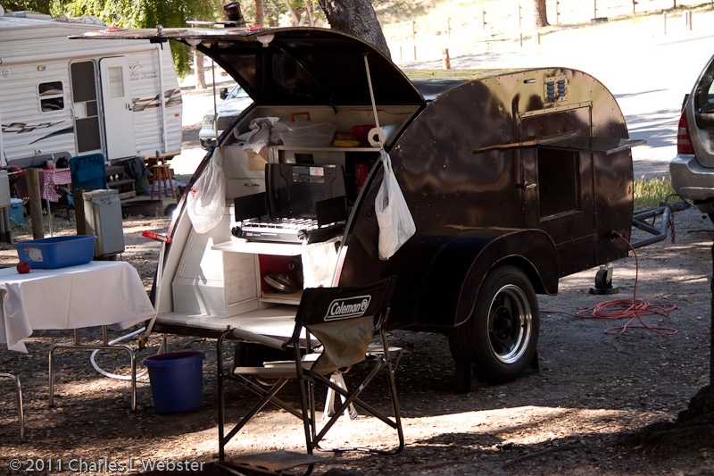 Teardropping at Lopez Lake, CA