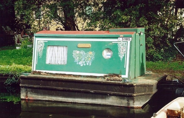 tiny houseboat