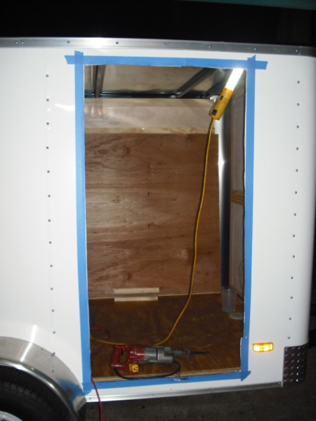 cargo door cut out