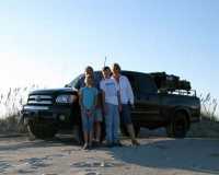 The family and I, Cape lookout N.C.