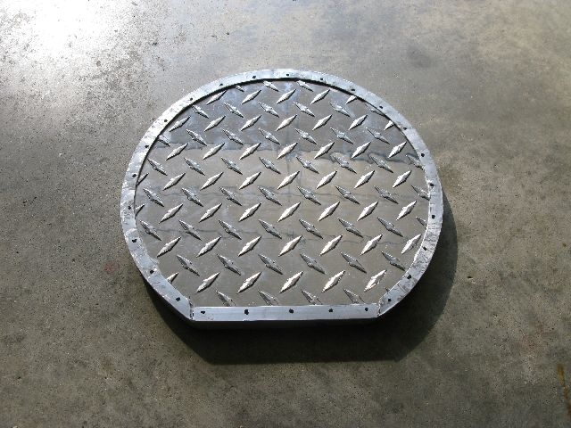 Holes marked for drilling