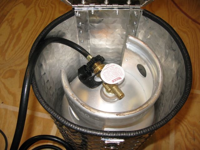 propane tank with adaptor