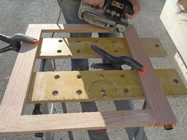 sanding faceframe